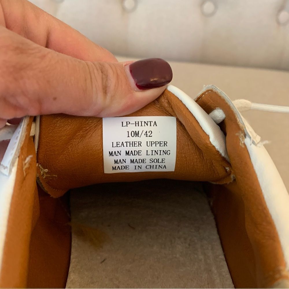 Lucky Brand Hinta LeatherCasual Sneakers Size 10 - Picture 8 of 8